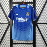 2025-26 Mens Benfica  goalkeeper blue Soccer Jersey