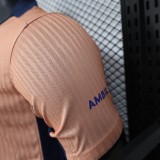 2025-26 Mens Barcelona  orange Player version soccer Jersey