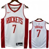 22-23 ROCKETS DURANT #7 White Top Quality Hot Pressing NBA Jersey