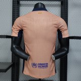 2025-26 Mens Barcelona  orange Player version soccer Jersey