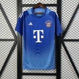 2025-26 Mens Bayern Munich goalkeeper blue soccer Jersey