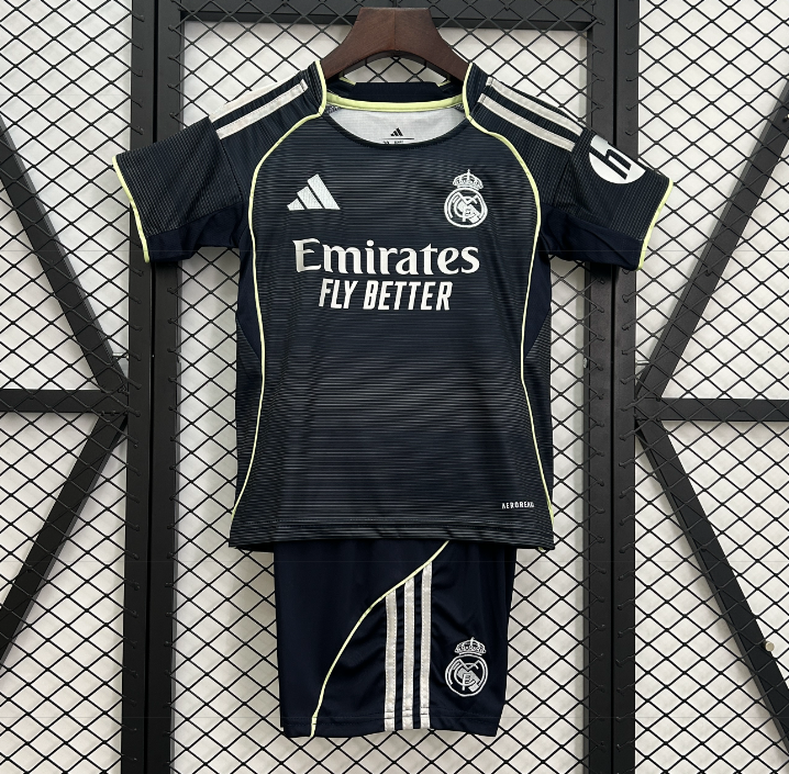 Kids Real Madrid away soccer jersey  2526