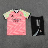 2025-26 Mens Real Madrid  pink Training Short Suit