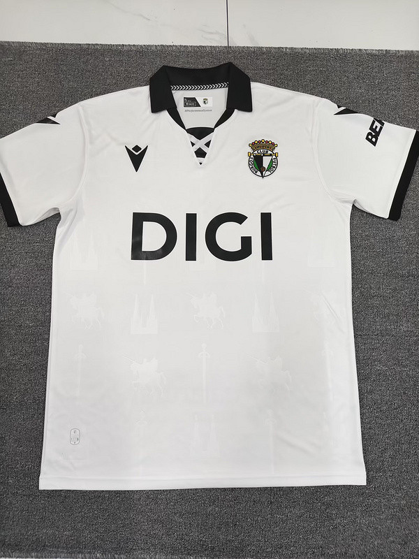 2025-26 Mens Burgos home white Soccer Jersey