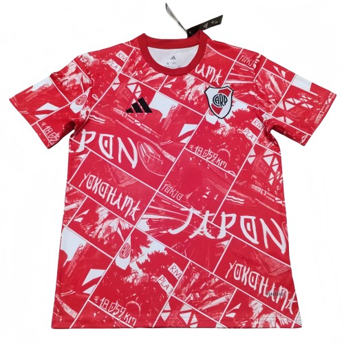 2025-26 Mens River Plate red Soccer Jersey