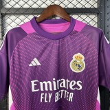 2025-26 Men  Real Madrid Goalkeeper Purple  soccer Jersey
