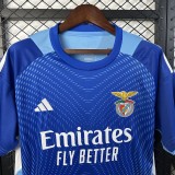 2025-26 Mens Benfica  goalkeeper blue Soccer Jersey