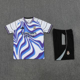 2025-26 Mens Real Madrid White purple  Training Short Suit