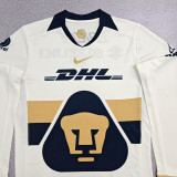 2025/26 Mens Pumas UNAM home white Long Sleeve Soccer Jersey