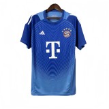 2025-26 Mens Bayern Munich goalkeeper blue soccer Jersey