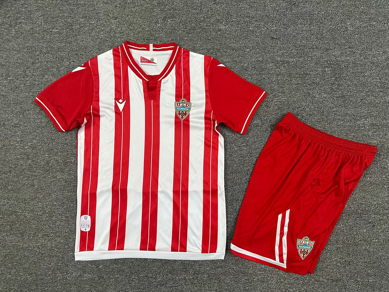 2025-26 Kids UD  Almeria home red  soccer  jersey