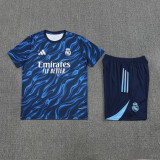 2025-26 Mens  Real Madrid  Upper Blue Training Short Suit