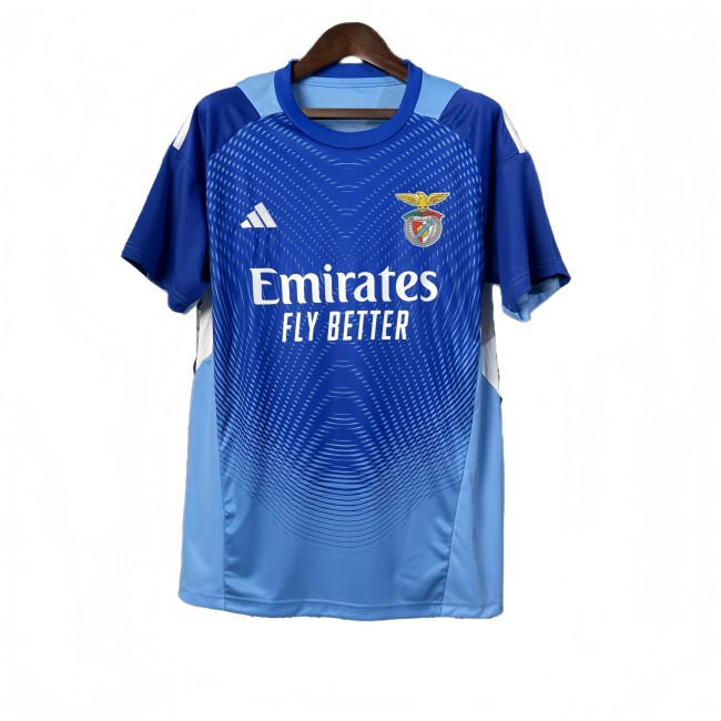2025-26 Mens Benfica  goalkeeper blue Soccer Jersey