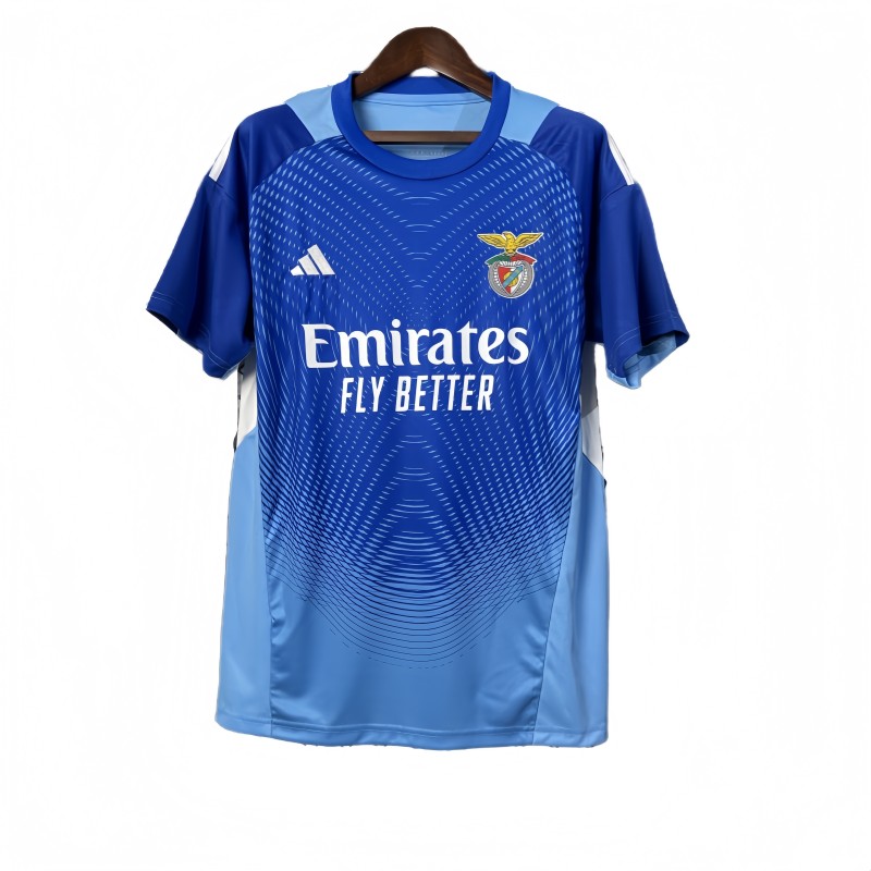 2025-26 Mens Benfica  goalkeeper blue Soccer Jersey