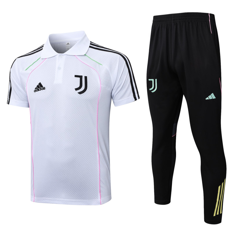 2025-26 Mens Juventus white  polo  training suit