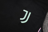 2025-26 Mens Juventus black vest Short  training suit