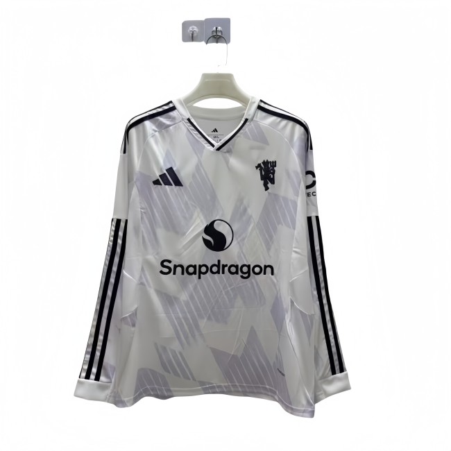 2025-26 Mens Manchester United  away Long Sleeve soccer Jersey