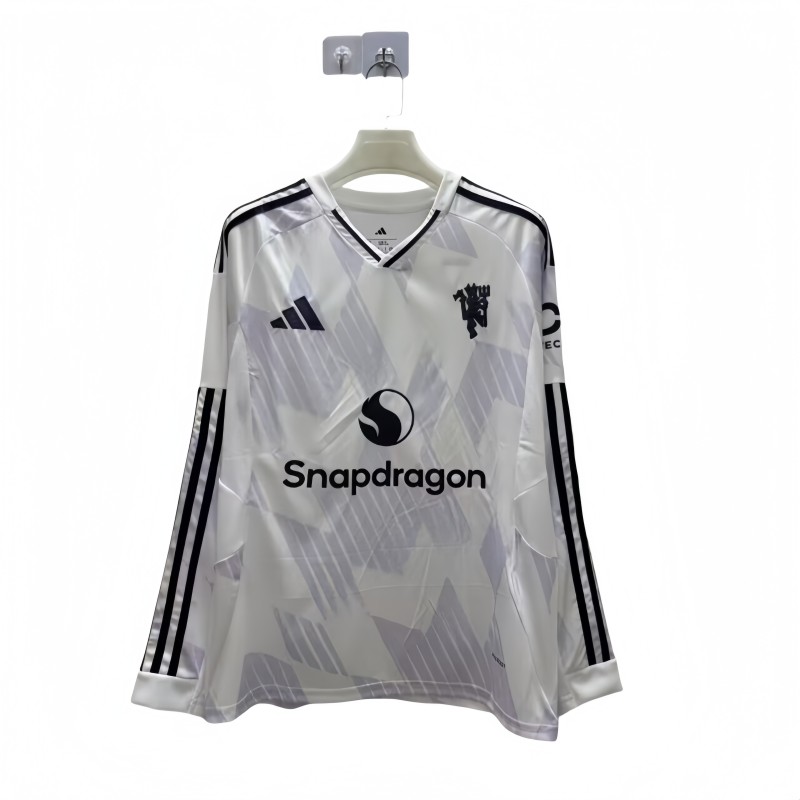 2025-26 Mens Manchester United  away Long Sleeve soccer Jersey