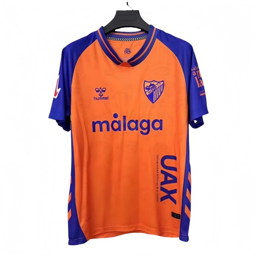 2025-26 Mens Malaga away orange soccer jersey