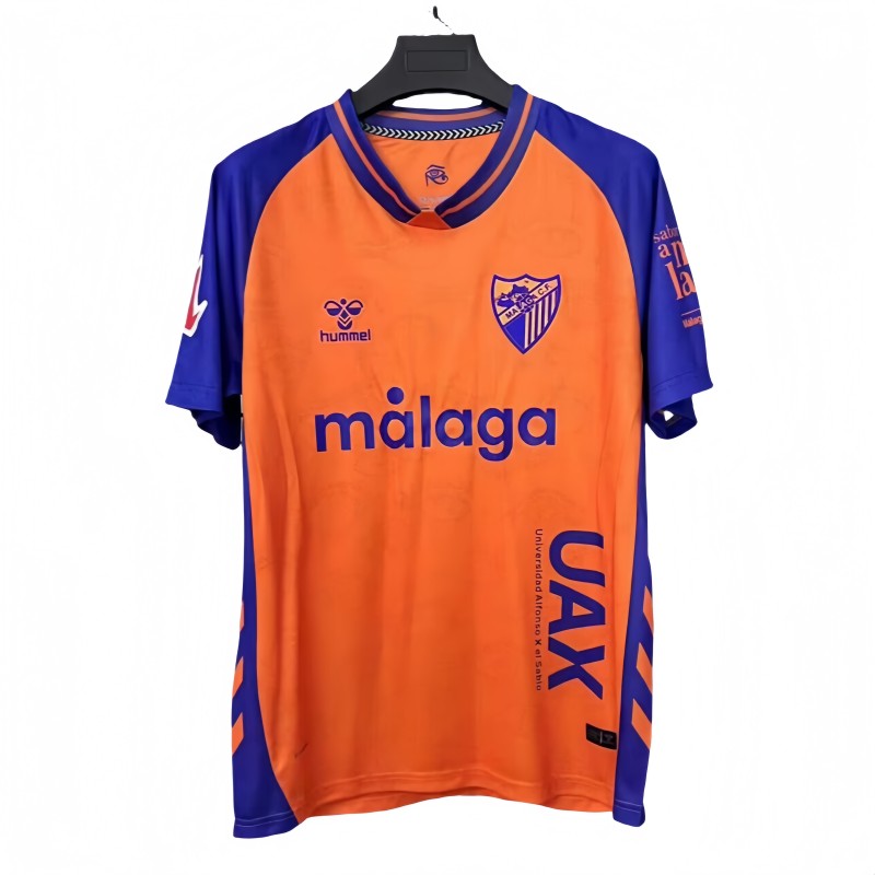 2025-26 Mens Malaga away orange soccer jersey