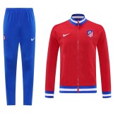 2025-26 Mens  Atletico Madrid Blue red Jacket Tracksuit suit