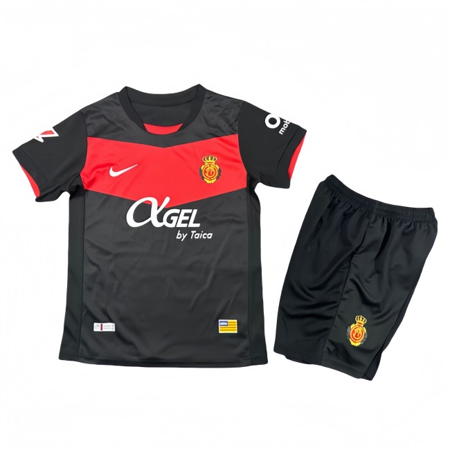 2025-26 Kids Mallorca Third away black Soccer Jersey