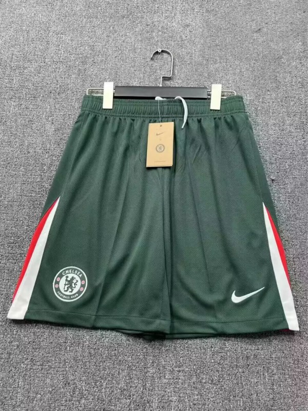 2025-26 Mens Chelsea away green Shorts Pants