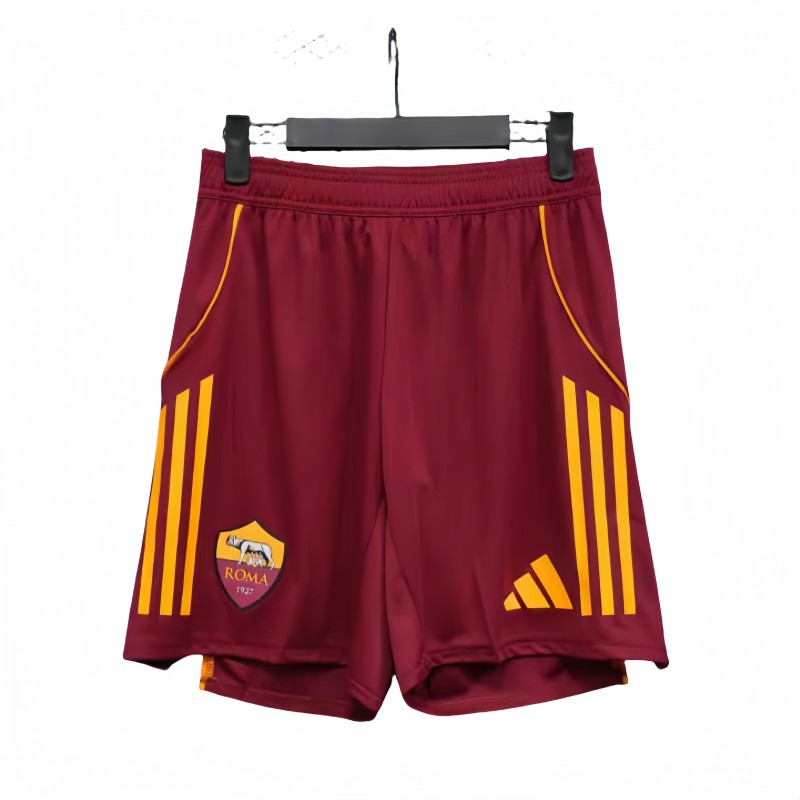 2025-26 Mens Roma home red player Shorts Pants