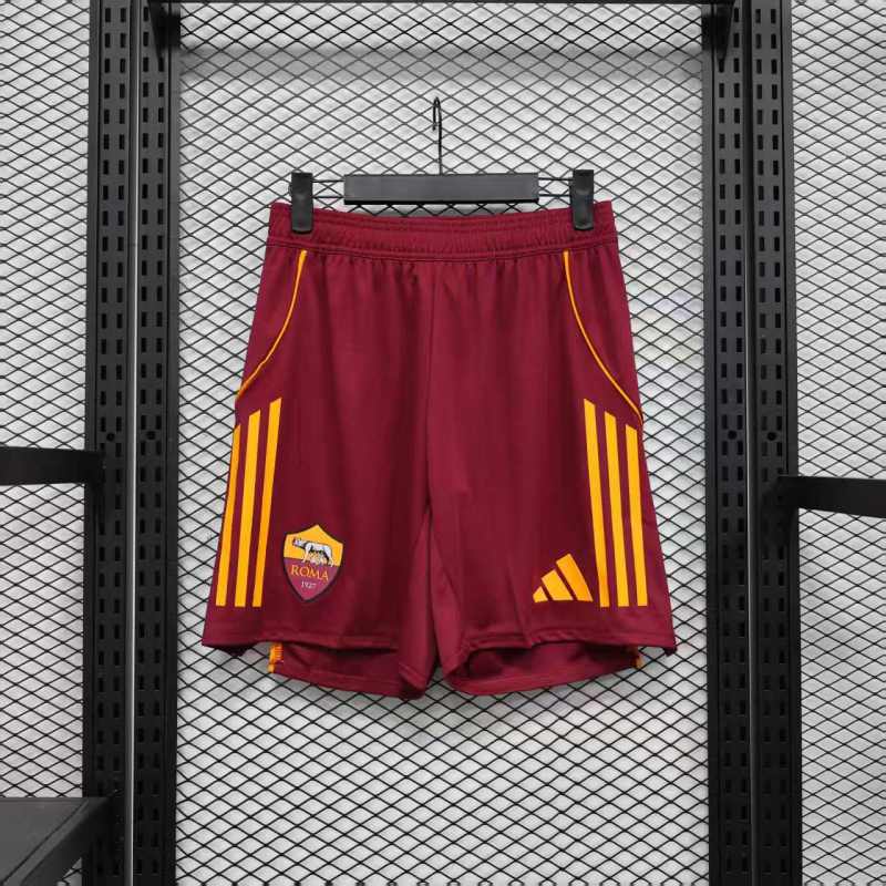 2025-26 Mens Roma home red player Shorts Pants