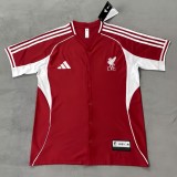 2025-26 Mens LIV red baseball uniform  Jersey