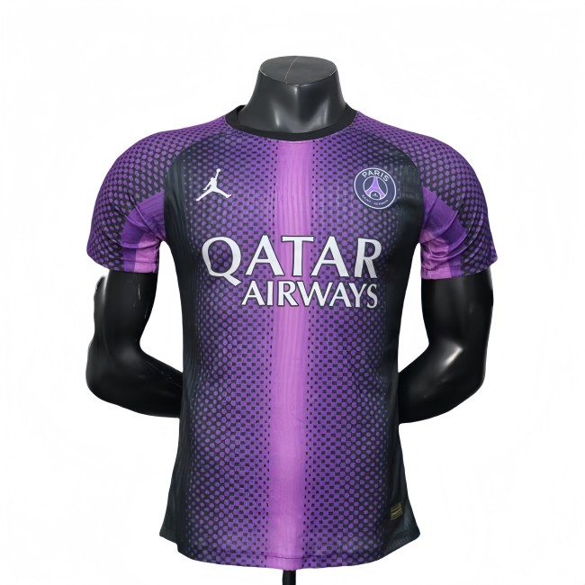 2025-26 Mens PSG Purple  Special Edition  Player Soccer Jersey
