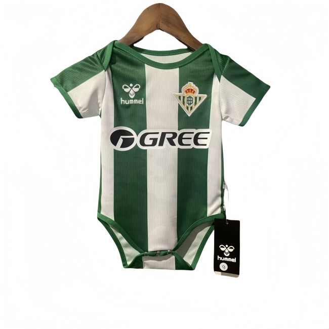 2025/26 baby Real Betis Green and white jersey