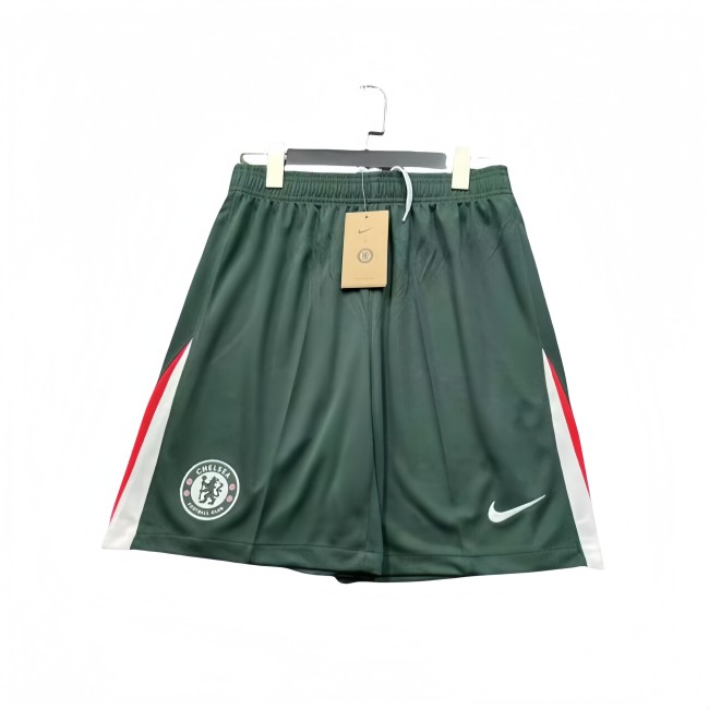 2025-26 Mens Chelsea away green Shorts Pants