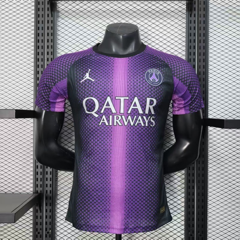 2025-26 Mens PSG Purple  Special Edition  Player Soccer Jersey