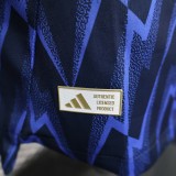 2025-26  Mens Arsenal away blue Player version Long sleeve  Jersey