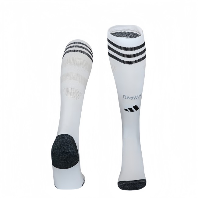 2025-26 Real Madrid home white football socks