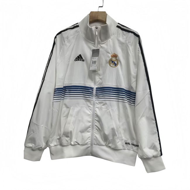 2025-26 Mens Real Madrid white  windbreaker