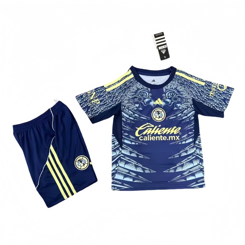 2025-26 Kids Club America away blue soccer jersey