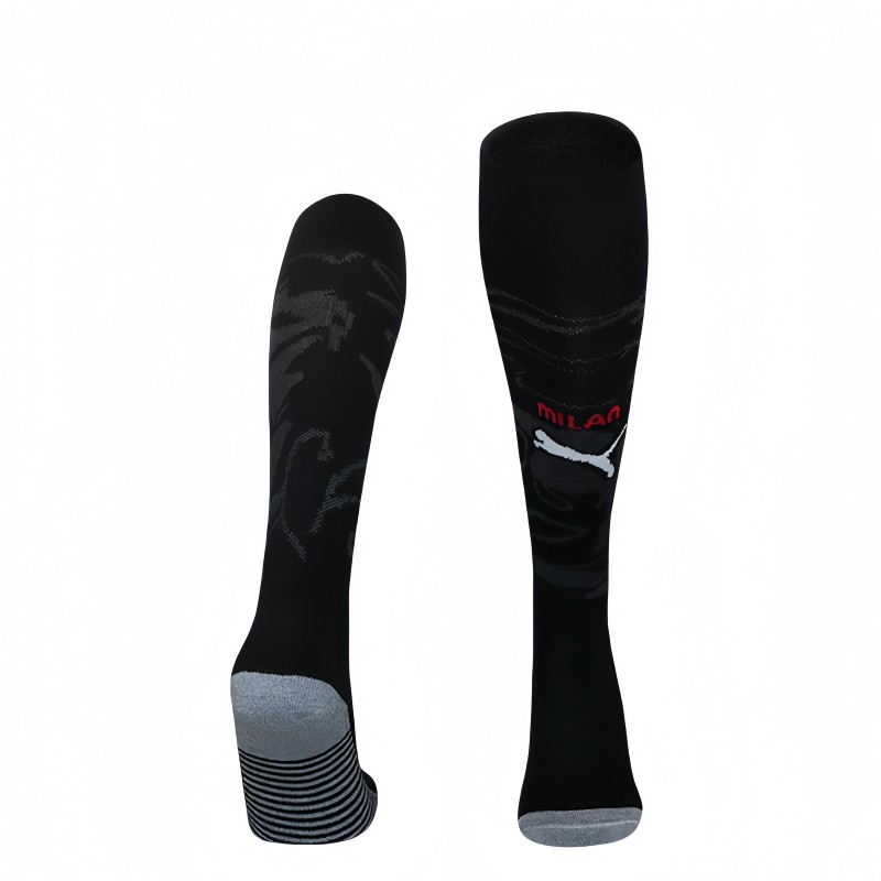 2025-26 AC Milan home black football socks