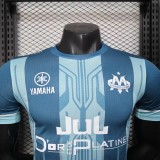 2025-26 Mens Marseille Special Edition Player version Upper Blue soccer jersey
