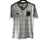 1984 Germany Home White Retro Soccer Jersey