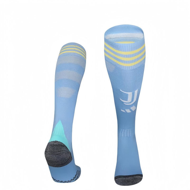 2025-26 Juventus away blue football socks