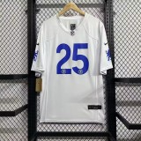 2025-26 Mens Chelsea white 25#  baseball uniform Jersey