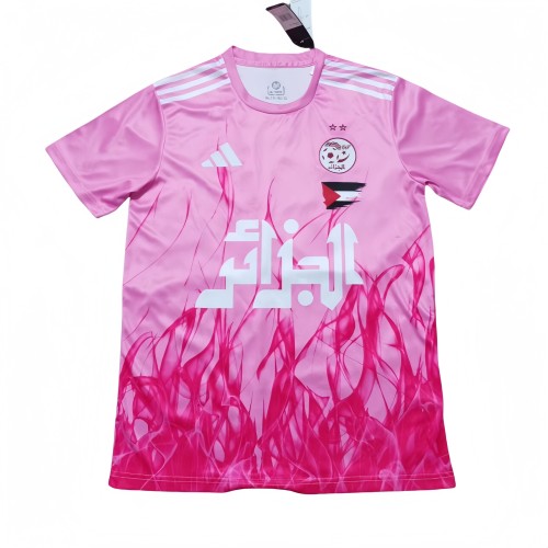 2025-26 Mens Algeria pink soccer Jersey
