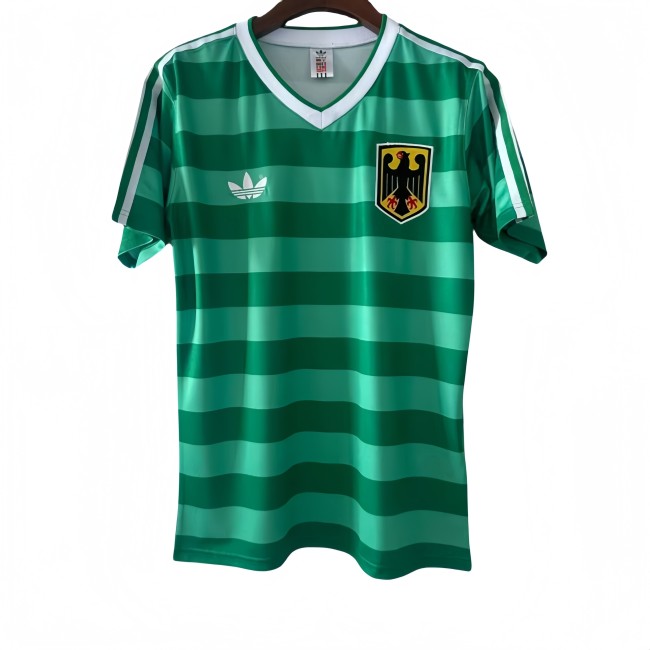 1984  Mens  Retro Germany Away soccer Jersey