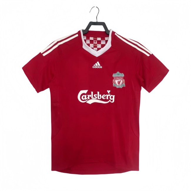 2008-09 Mens  Retro LIV red Home soccer Jersey