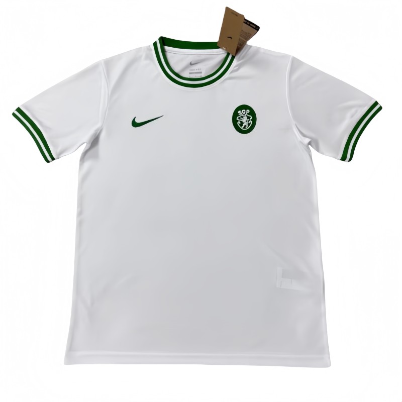 2025-26 Mens Lisbon  white soccer Jersey