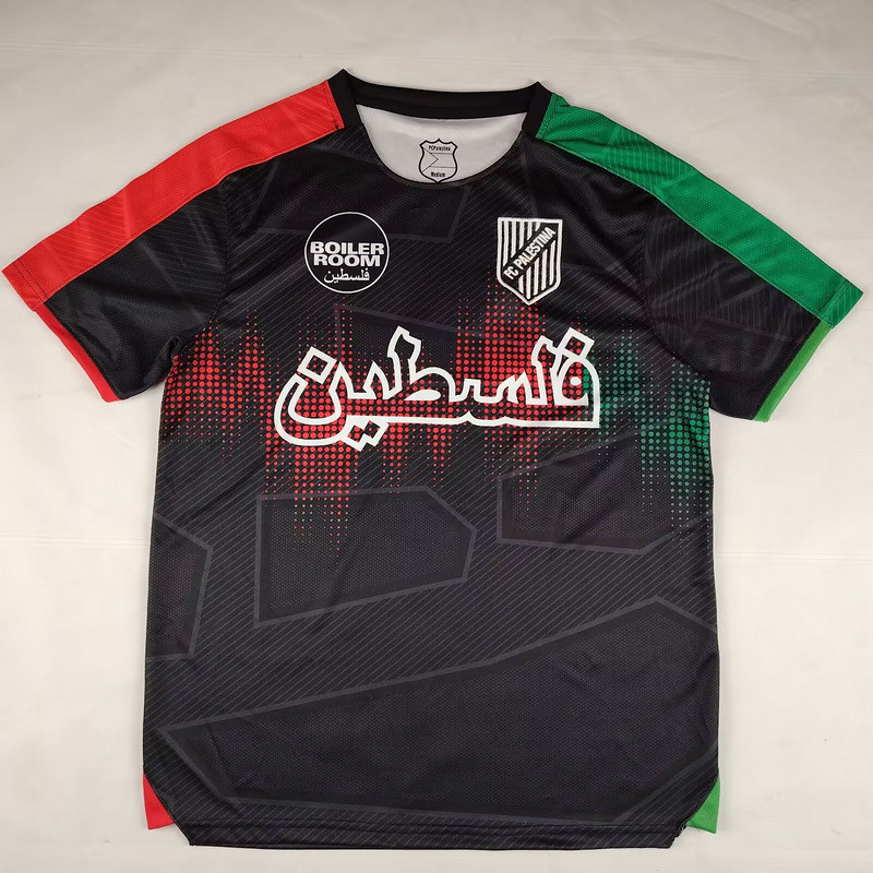2025-26  Mens Palestine black new Soccer Jersey