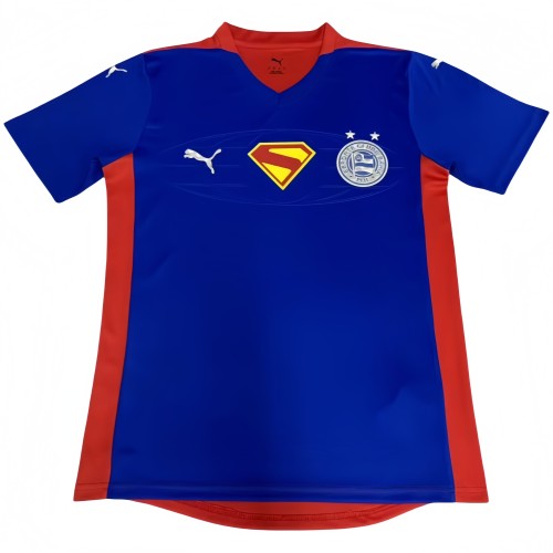 2025-26 Women BaHia Superman version red Soccer Jersey