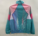 2025-26 Mens Barcelona pink green Double sided Jacket Windbreaker
